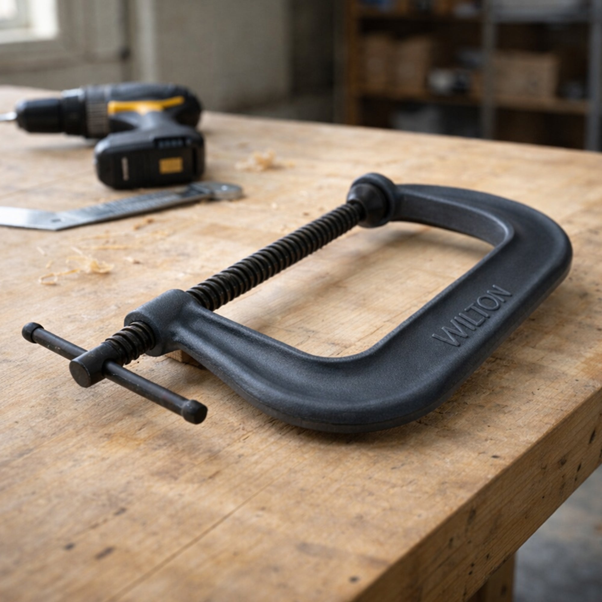 Wilton Tools 14256 High Strength Drop Forged 6 1/16 Inch Opening C Clamp Tool - VMInnovations