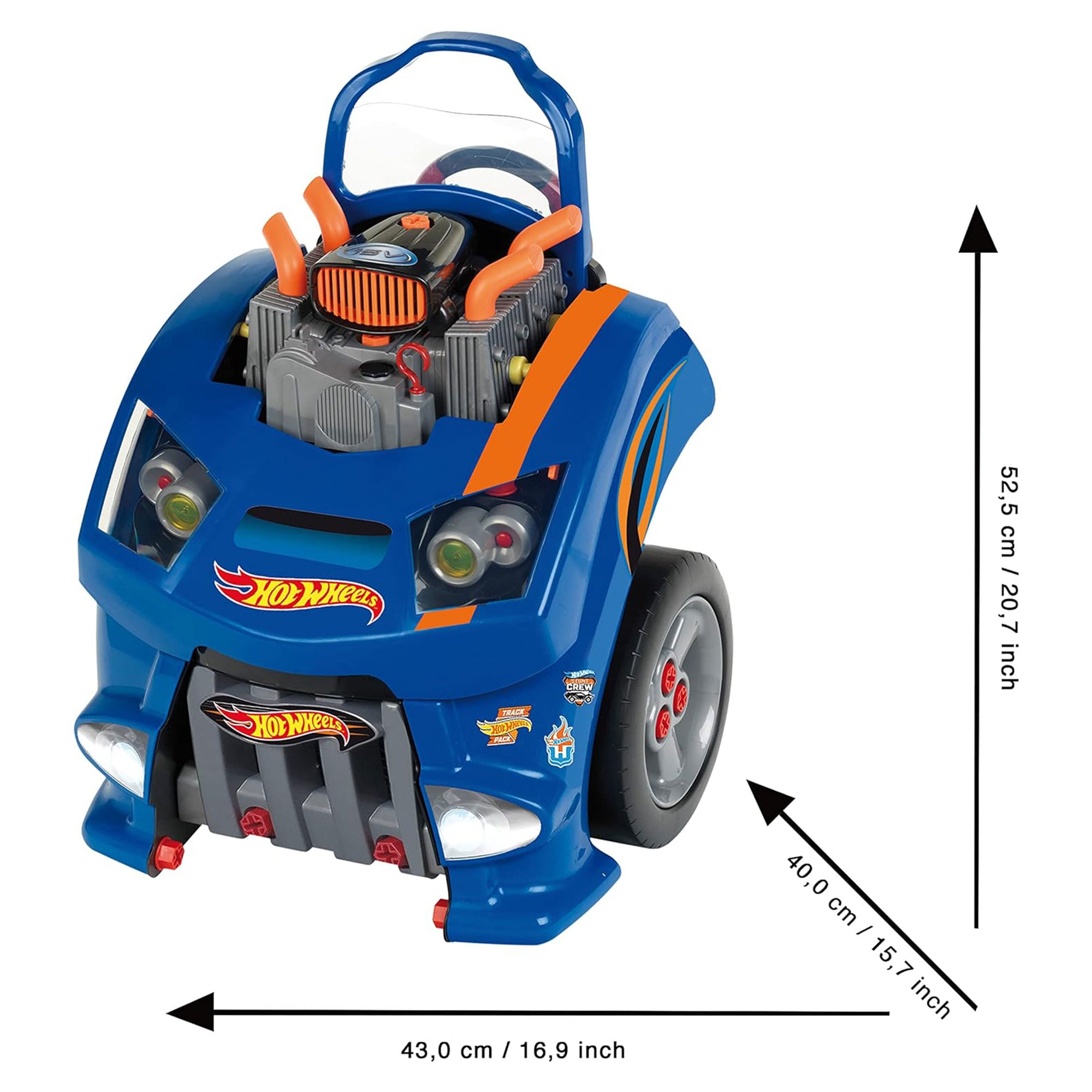 Theo Klein Hot Wheels Automotive Car Engine Interactive Toy Play Set (Used) - VMInnovations