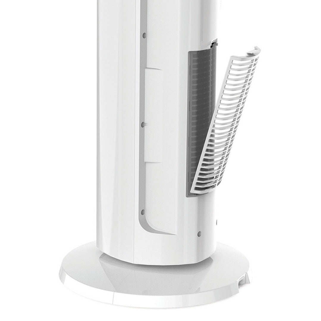Lasko LKO-FH500 All Season Comfort Remote Control Tower Fan & Heater, White - VMInnovations