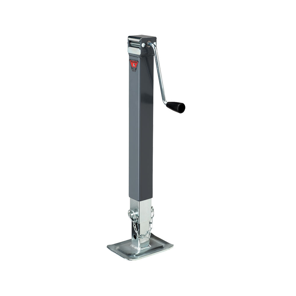 Bulldog 8000 Lb 15 Inch Lift Sidewind Swivel Square Tube Trailer Jack (Used)