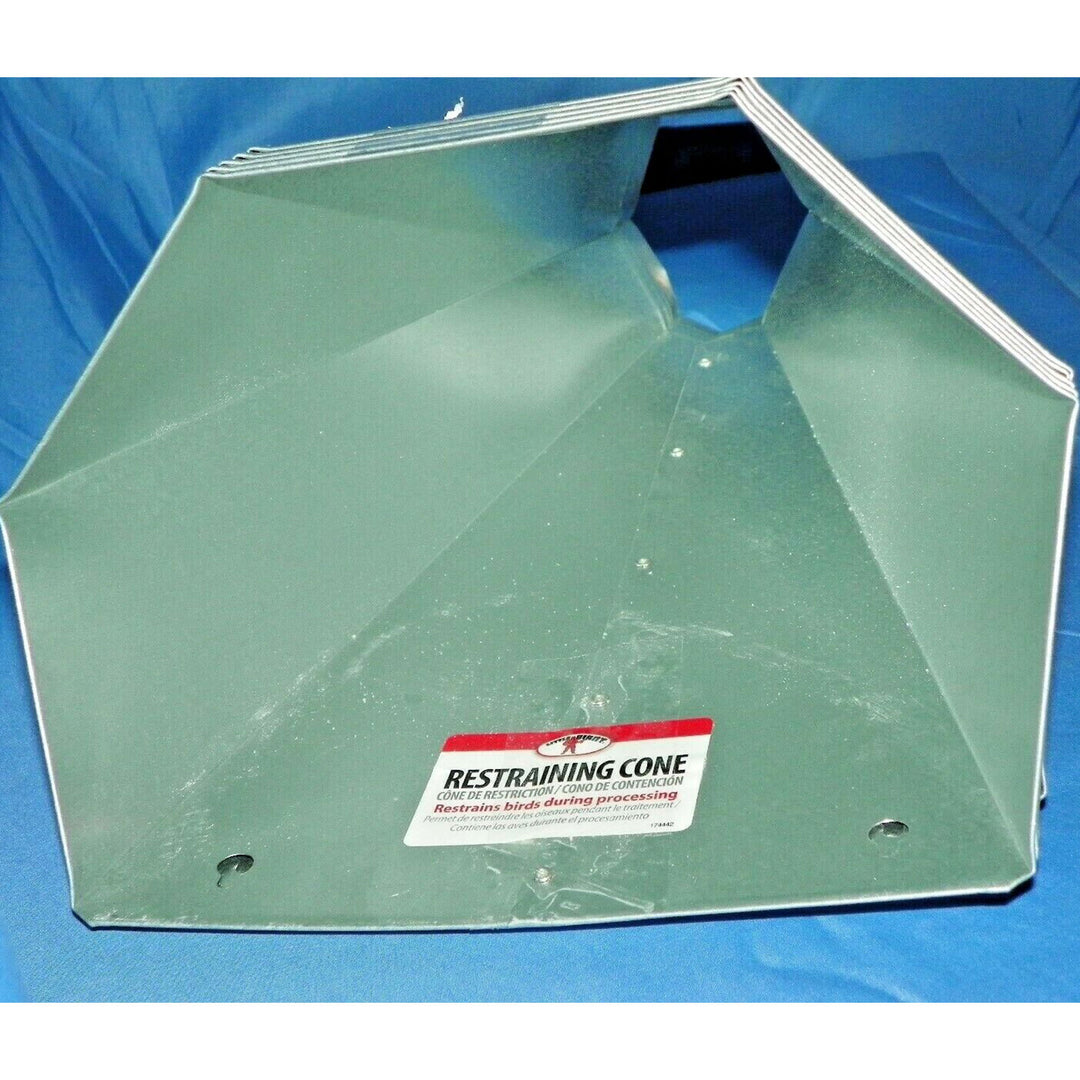 Little Giant RC2 Galvanized Steel Medium Poultry Restraining Cone, (2 Pack) - VMInnovations