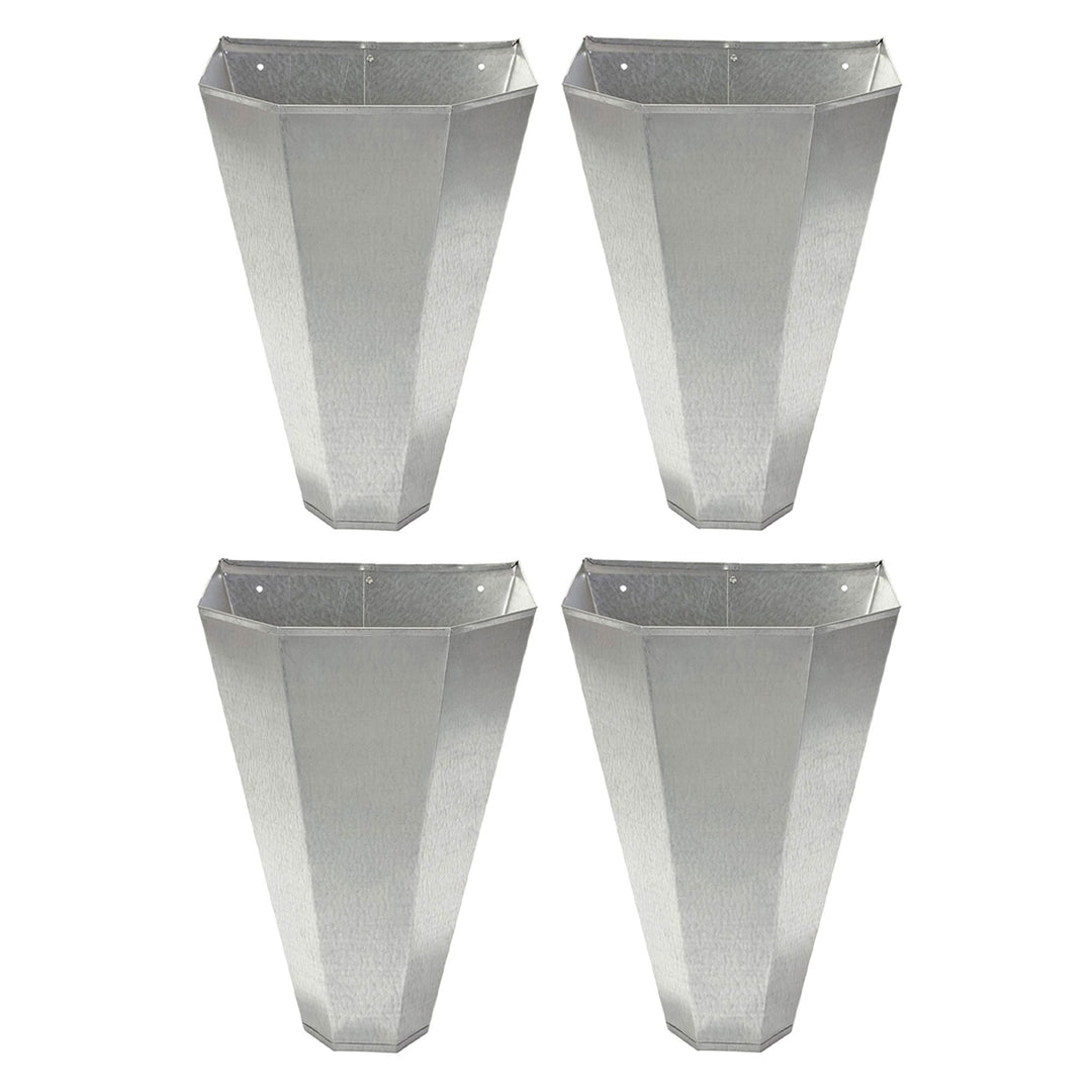 Little Giant RC2 Galvanized Steel Medium Poultry Restraining Cone, (4 Pack) - VMInnovations