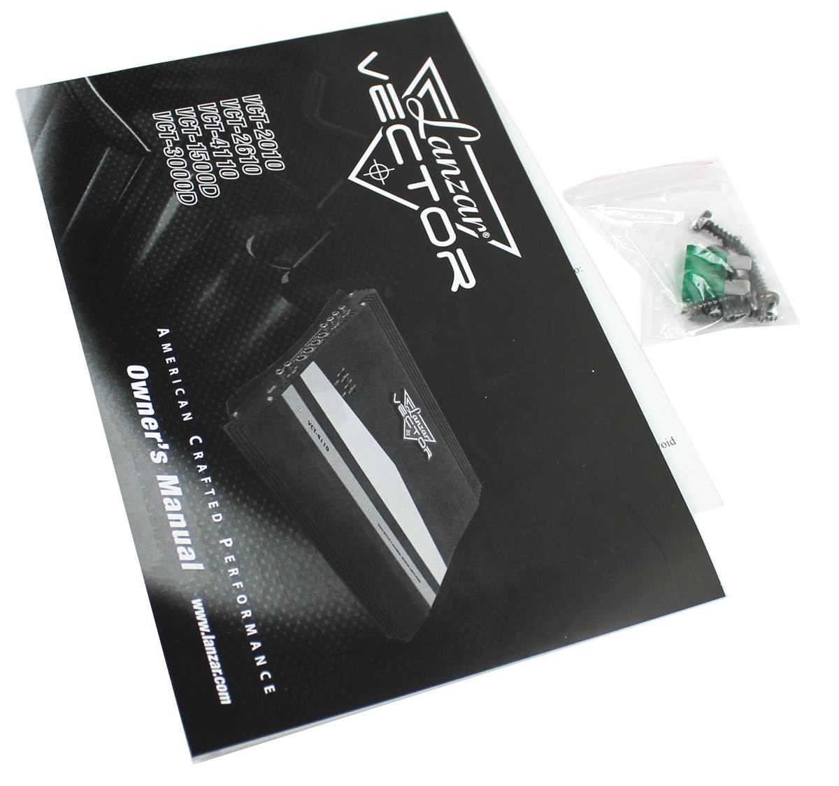 LANZAR 2000W 4-Channel High Power MOSFET Car Audio Amplifier Amp (For Parts)
