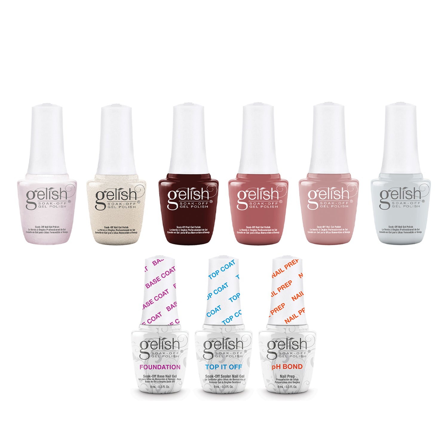 Gelish Spring Out in the Open Collection 9mL Gel Nail Polish & Terrific Trio