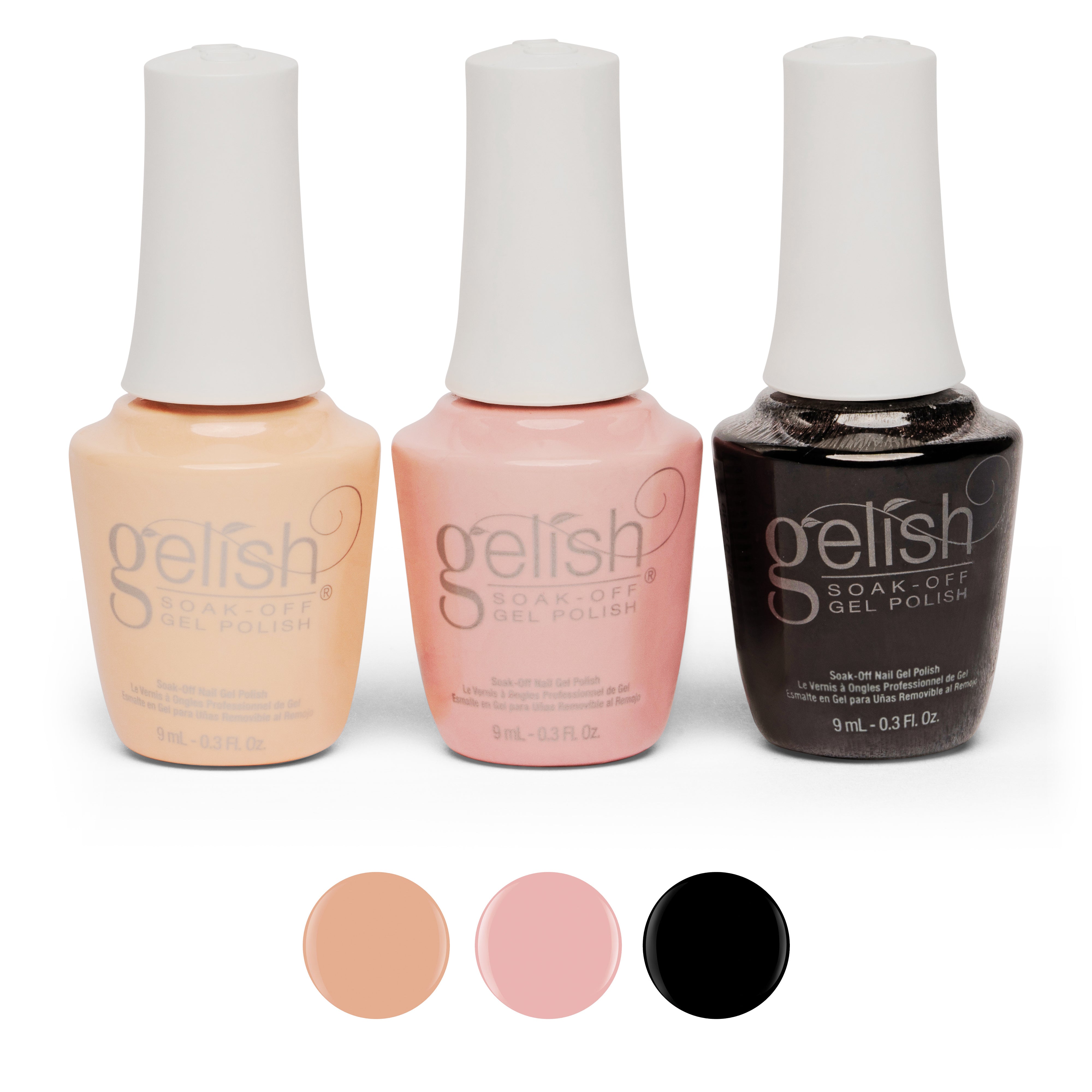 Gelish Manicure Kit w/ 18G LED Curing Light, Terrific Trio & Pretty in Pink, 3 - VMInnovations