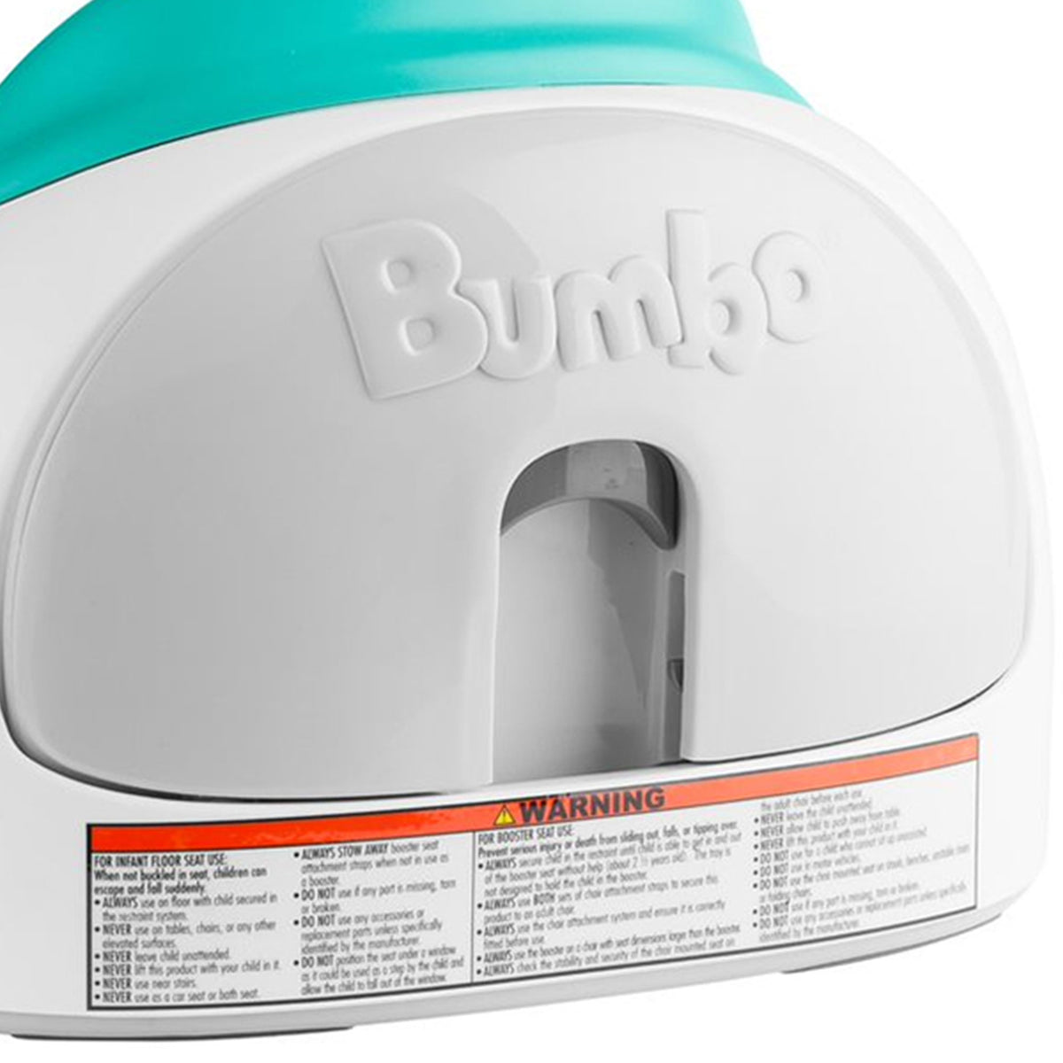 Bumbo Baby Toddler Adjustable 3-in-1 Booster Seat/High Chair and Tray, Aqua - VMInnovations