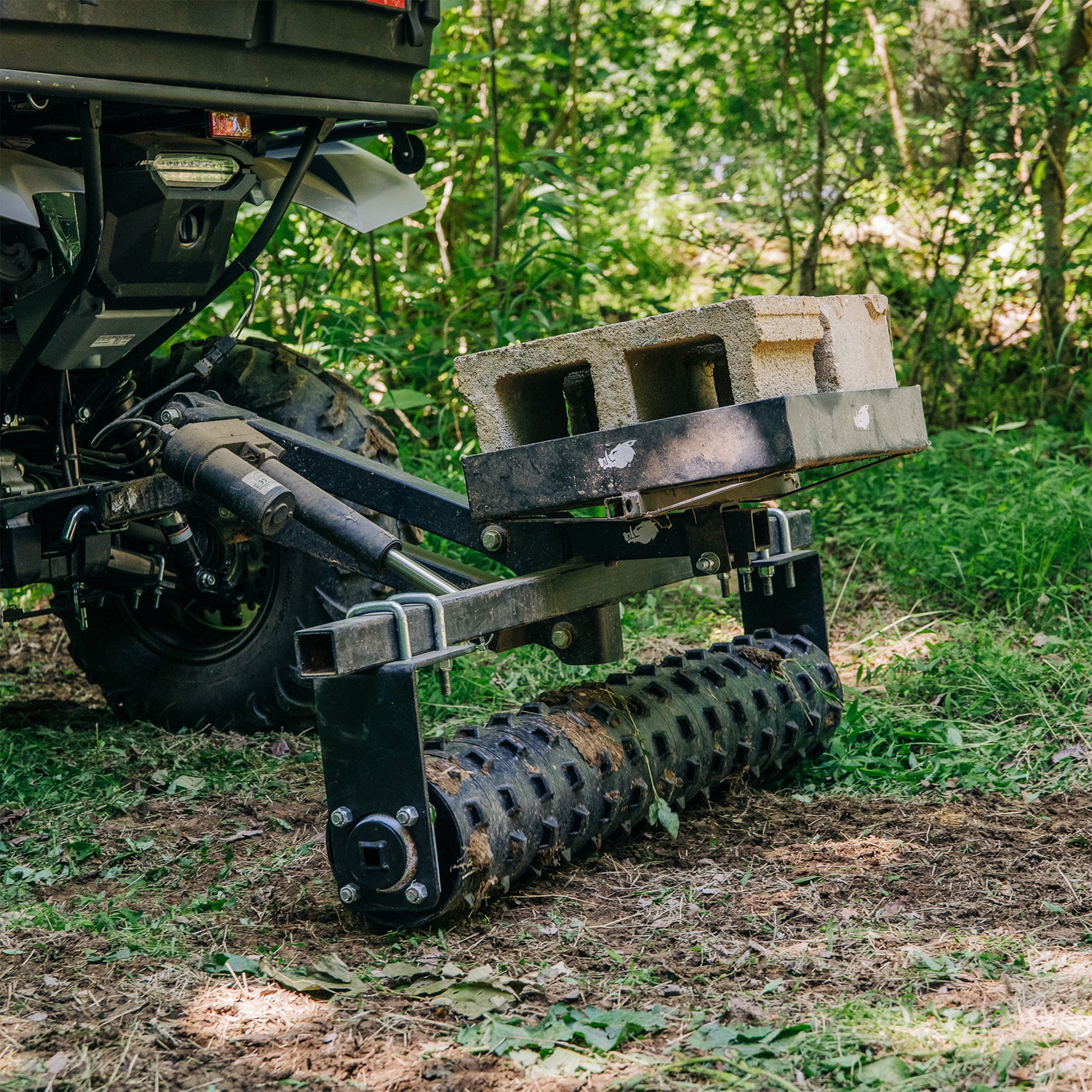 Black Boar ATV UTV Steel Agricultural Cultipacker Implement Attachment(Open Box)