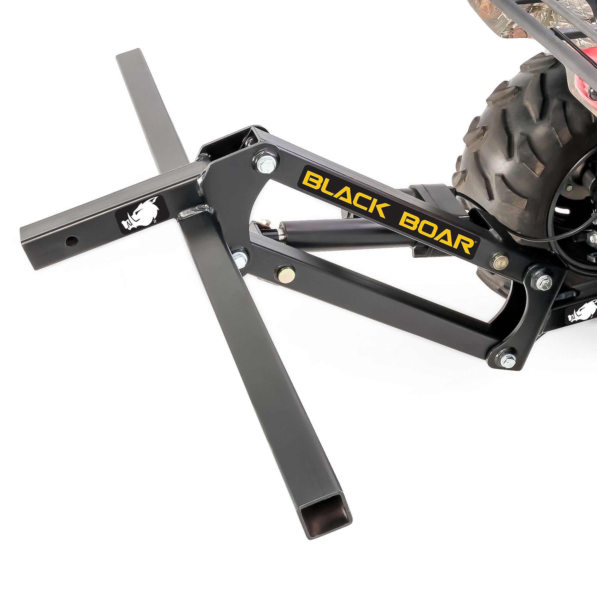 Black Boar 66000 Sturdy Steel ATV UTV Hitch Electric Implement Lift Attachment
