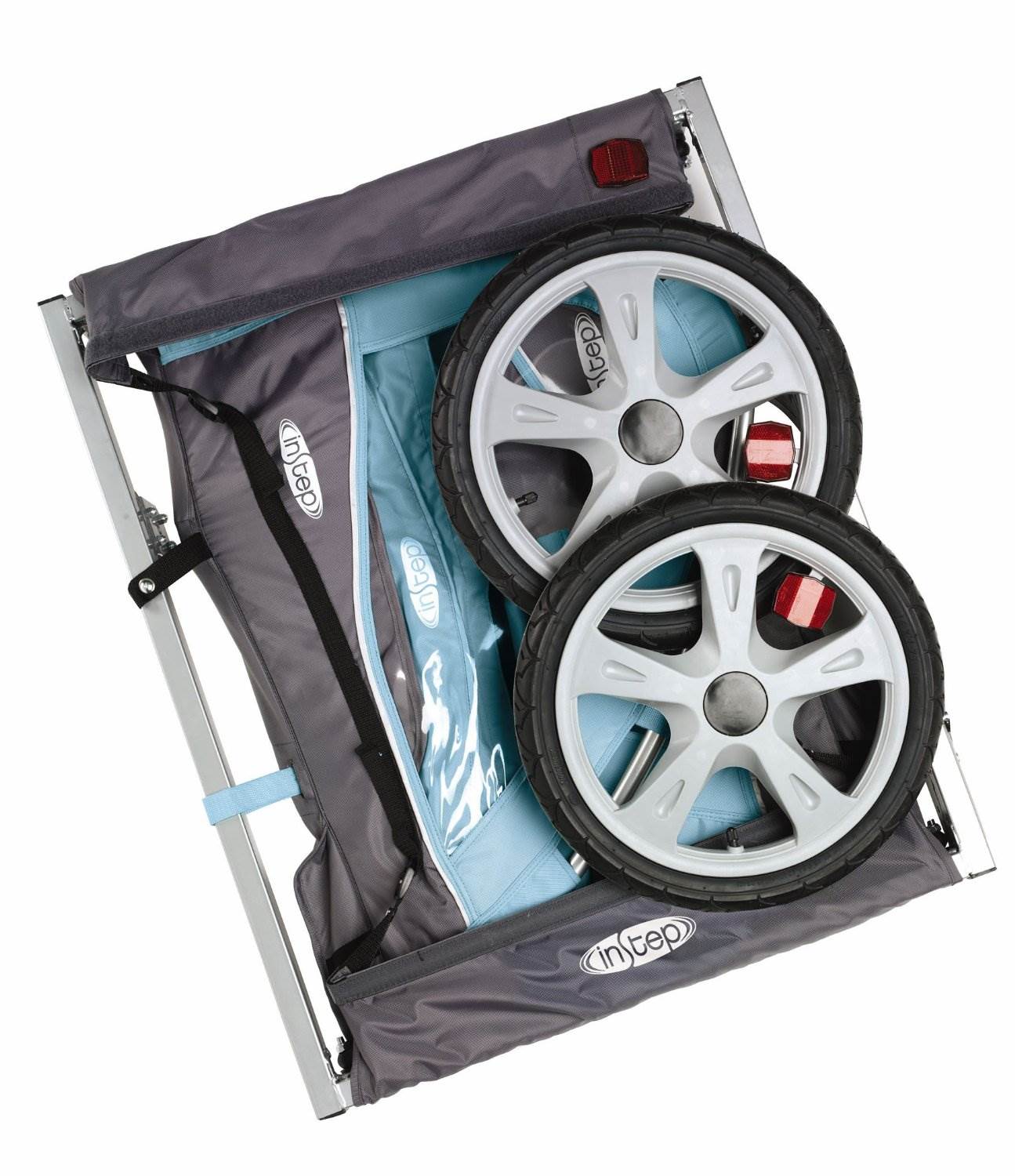 InSTEP QE127 Take 2 Bicycle Baby Kids Pet Bike Trailer - Open Box