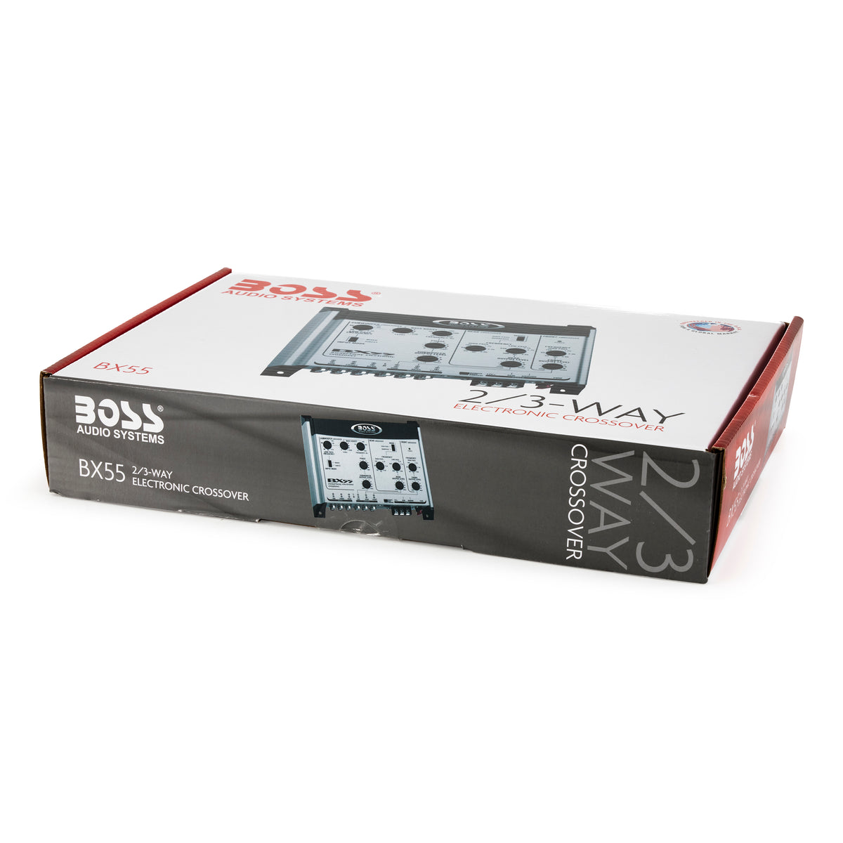 BOSS Audio BX55 2/3 Way Car Audio Electronic Crossover Bass w/ Remote (2 Pack)