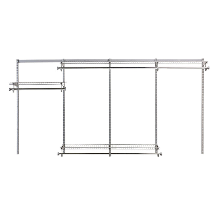 Rubbermaid Configurations Classic Custom 4' to 8' Wide Metal Closet Storage Kit - VMInnovations