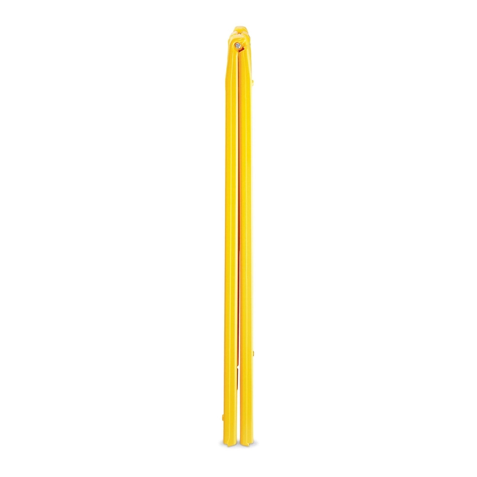 Plasticade 130-Y Signicade A Frame Plain Portable Folding Sidewalk Sign, Yellow - VMInnovations