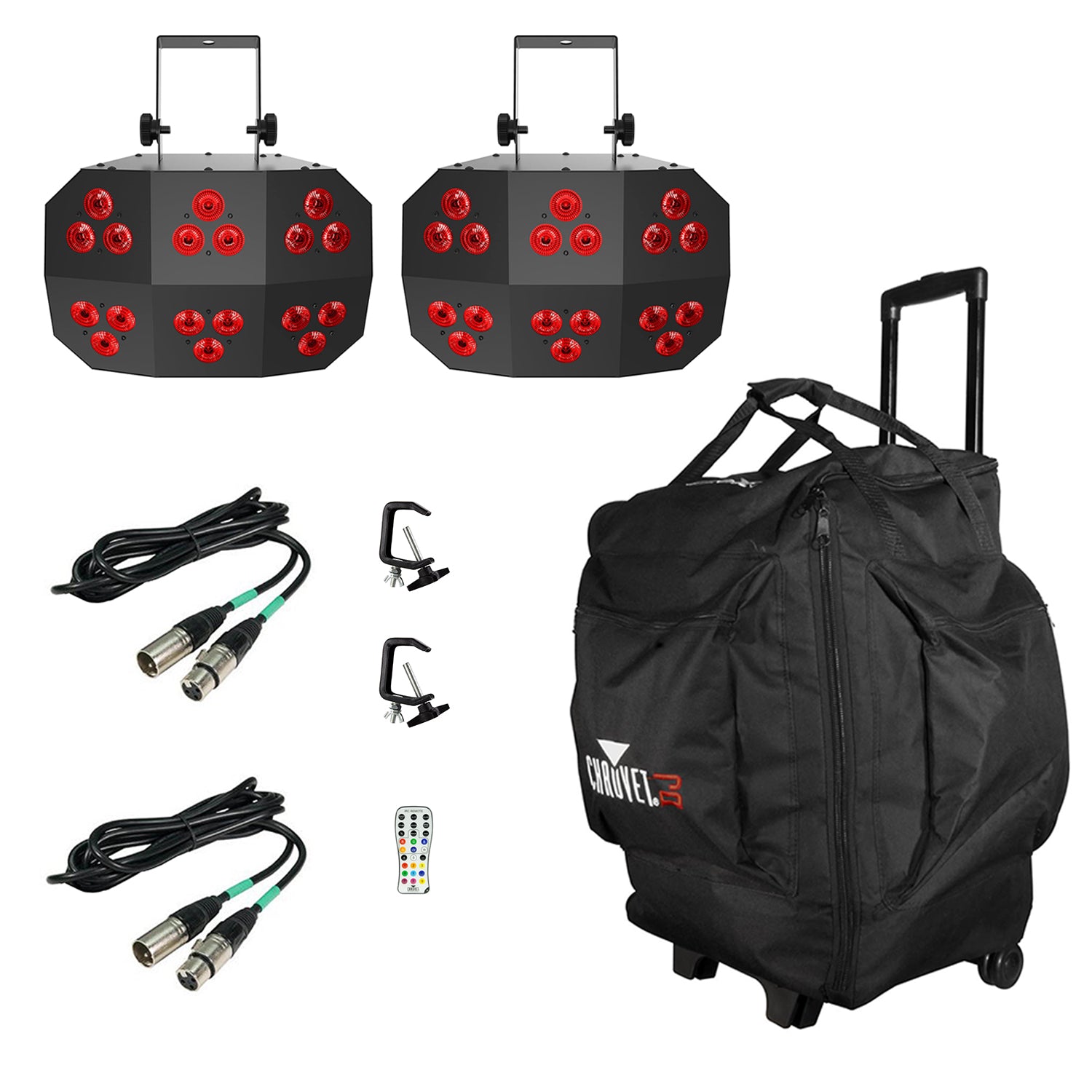 Chauvet DJ Wash FX2 Professional Multi Purpose Quad Color LED Effect Lighting - VMInnovations