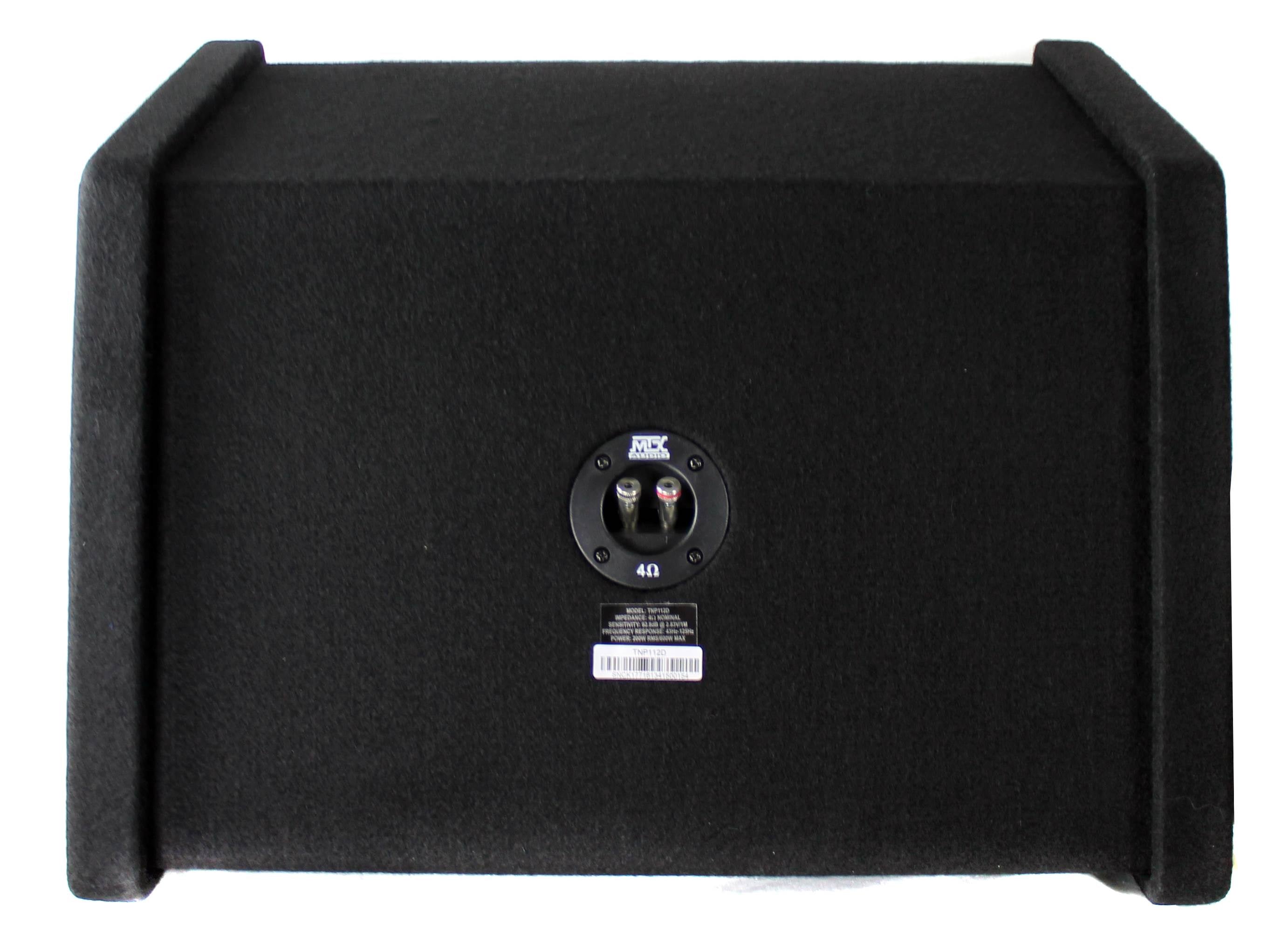 MTX 12" 600 WATT Car Audio Subwoofer/Amplifier/Sub Box System Kit (Open Box)