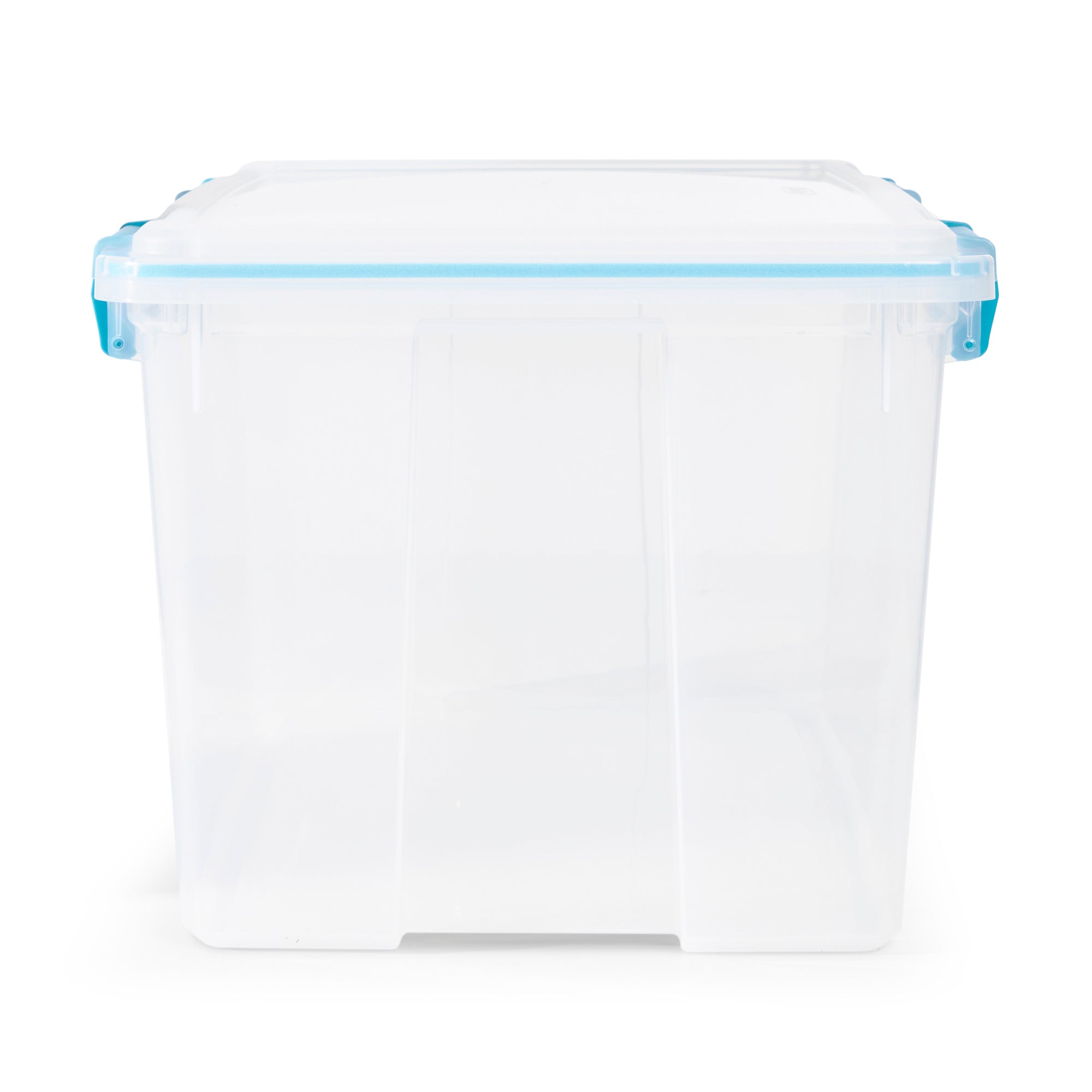 Sterilite 54 Quart Gasket Box in Clear with Blue Latches | 19344304 (For Parts)
