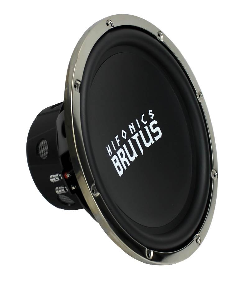 2) Hifonics BRZ15D4 Brutus 15" 2400 Watt DVC 4-Ohm Car Audio Power Subwoofers