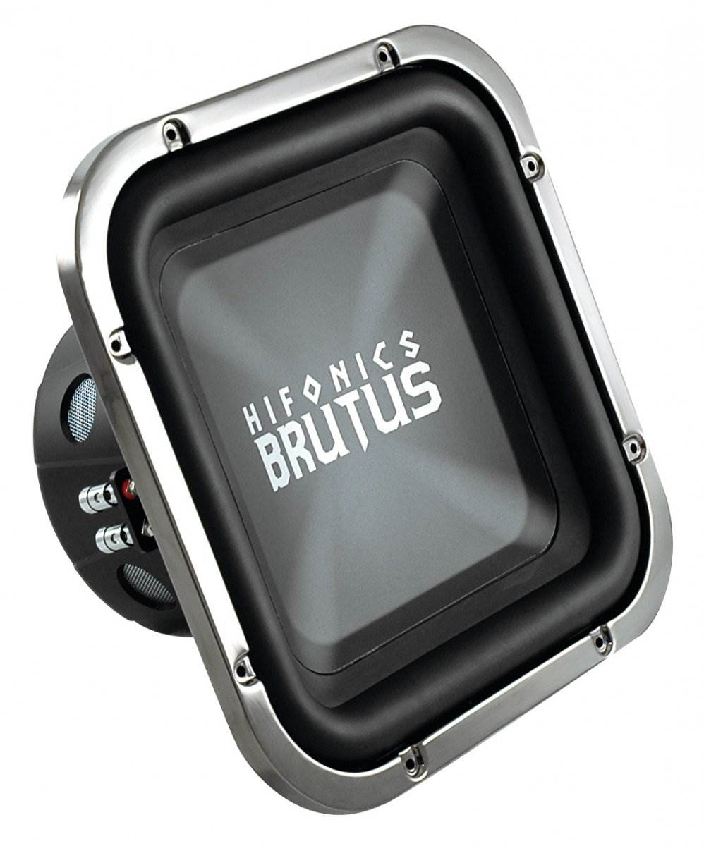 NEW HIFONICS BRZ12SQD4 12" 1200 Watt 4 Ohm DVC Car Audio Square Subwoofer