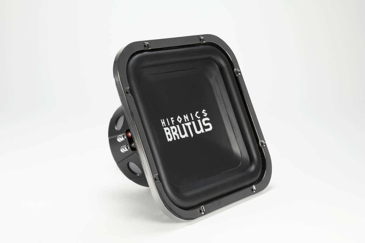 NEW HIFONICS BRZ12SQD4 12" 1200 Watt 4 Ohm DVC Car Audio Square Subwoofer
