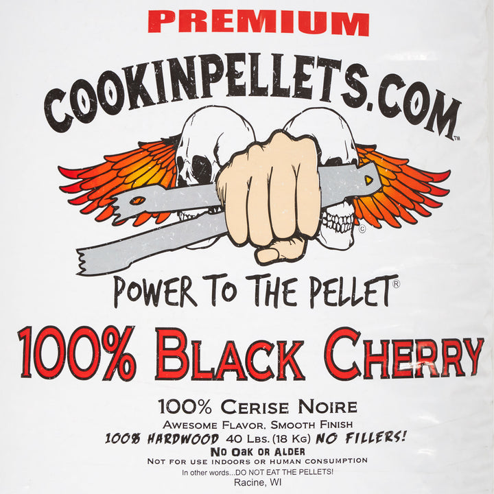 CookinPellets 40 Pound Black Cherry Grill Smoker Hardwood Wood Pellets (2 Pack) - VMInnovations