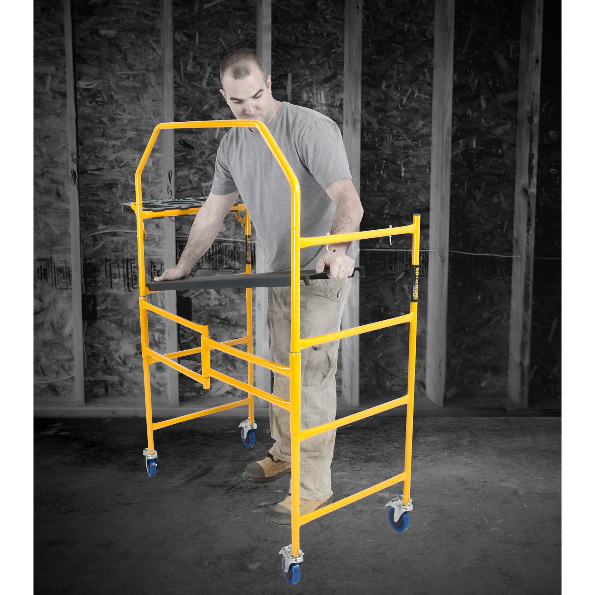 MetalTech Jobsite Series Mobile Scaffolding with Locking Wheels (Open Box) - VMInnovations