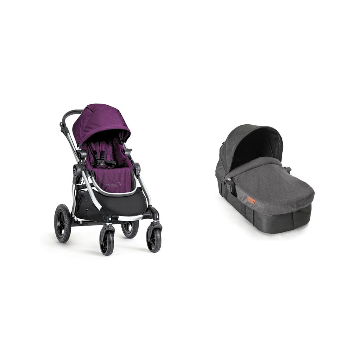 Baby Jogger City Select Lightweight Folding Compact Baby Stroller, Amethyst