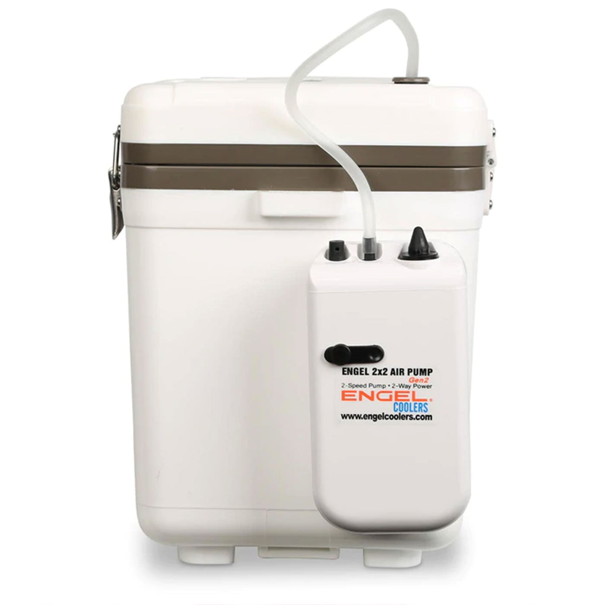 Engel Coolers Portable Live Bait 2 Speed Aerator Pump w/ 12V Adapter (For Parts)