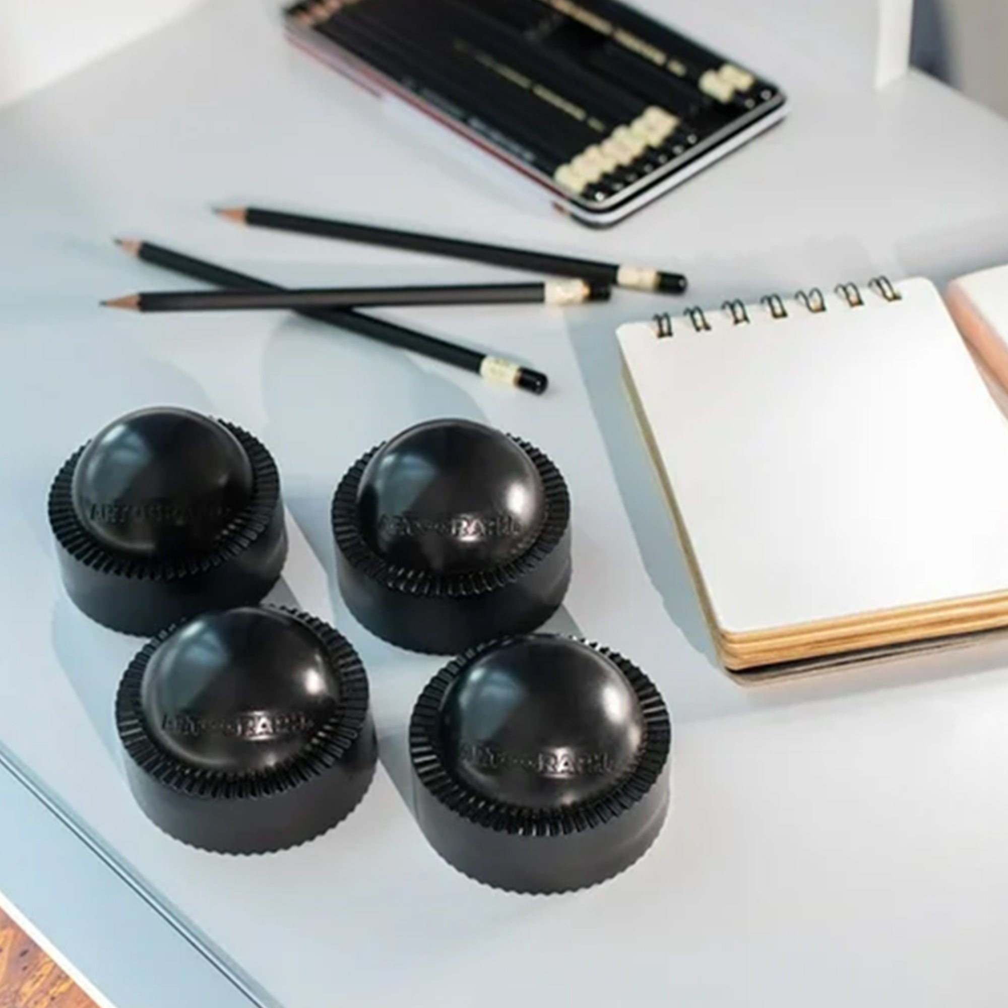 Artograph PadPucks, Stackable Stand for LightPad, Tablet, Drawing Board, 4 Pack