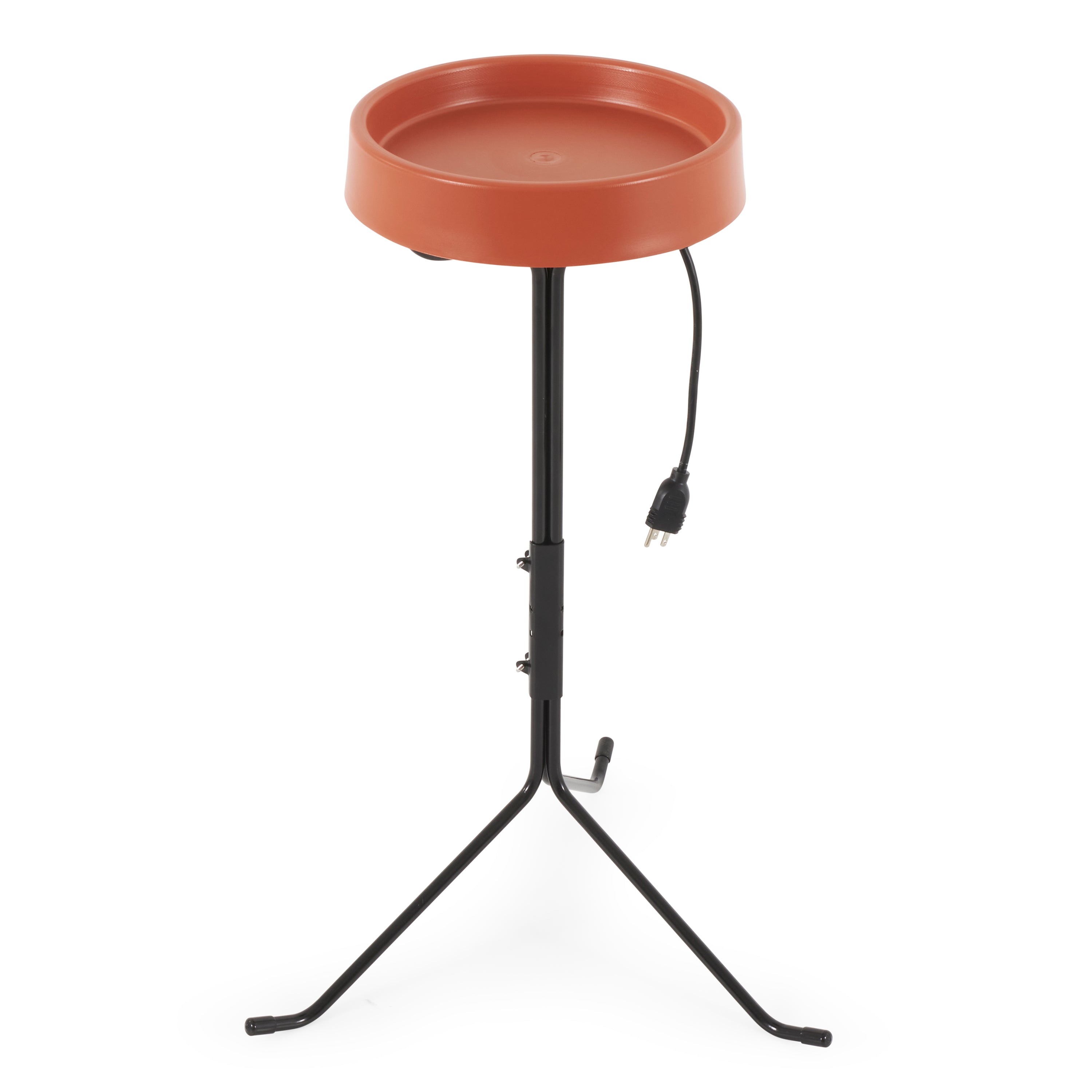 API Weather Resistant Heated Bird Bath with Round Basin and Metal Stand, 2 Pack - VMInnovations