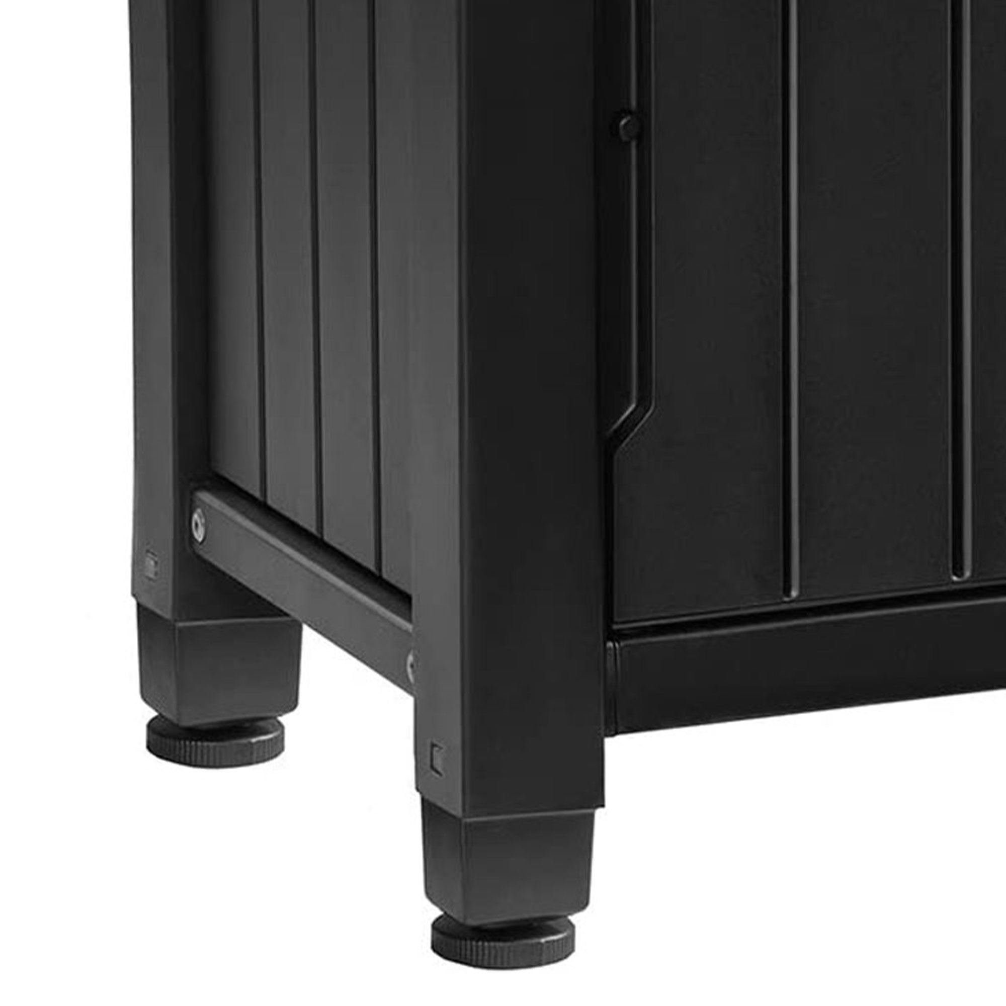 Keter 230852 Unity Portable Table and Storage Cabinet with Hooks, Gray (Used) - VMInnovations