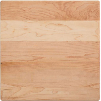 John Boos 12 Inch Wide Flat Cutting Board with Feet, Maple Wood Grain (Open Box)