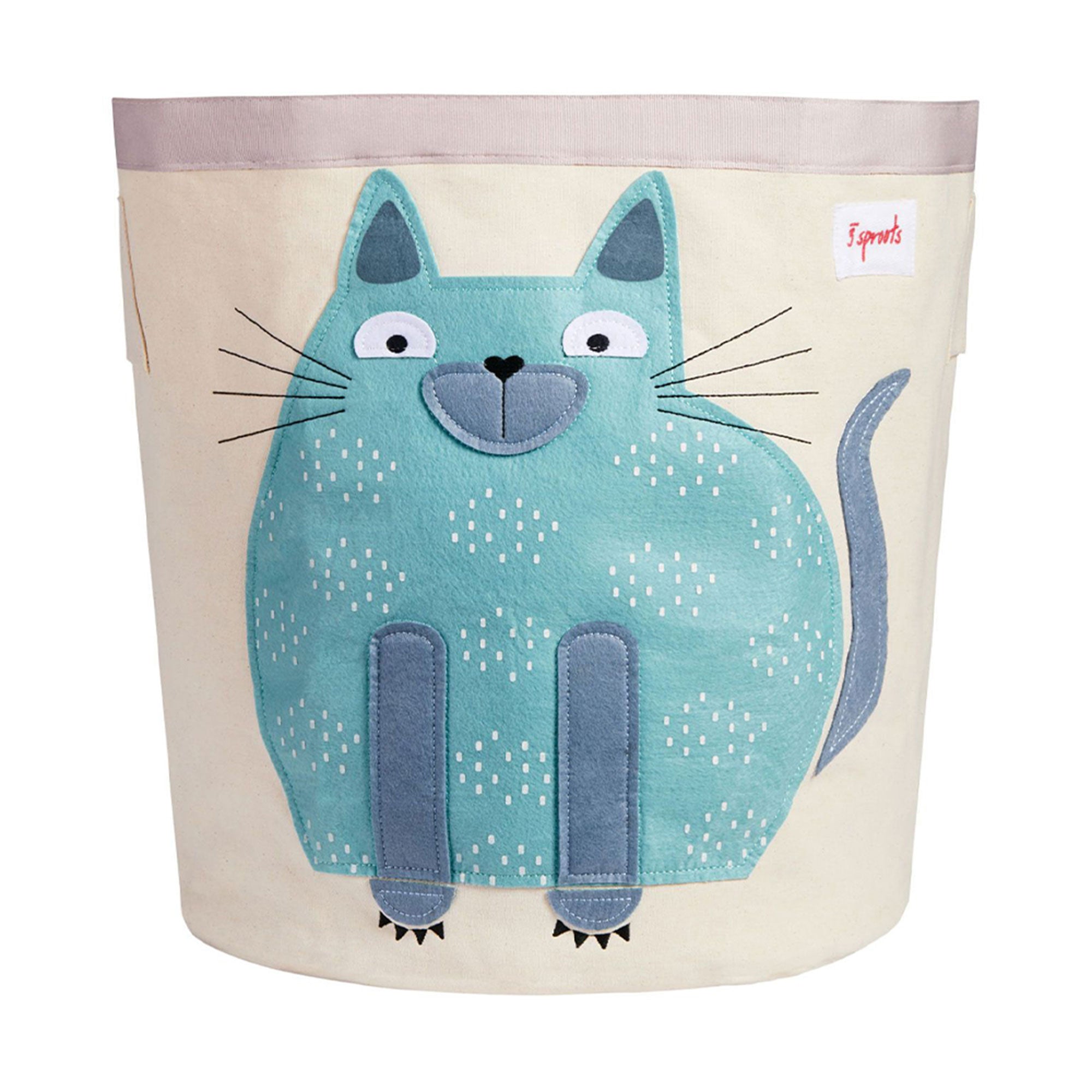3 Sprouts Baby/Toddler Room Storage Laundry Toy Basket, Cat & Dinosaur (2 Pack) - VMInnovations