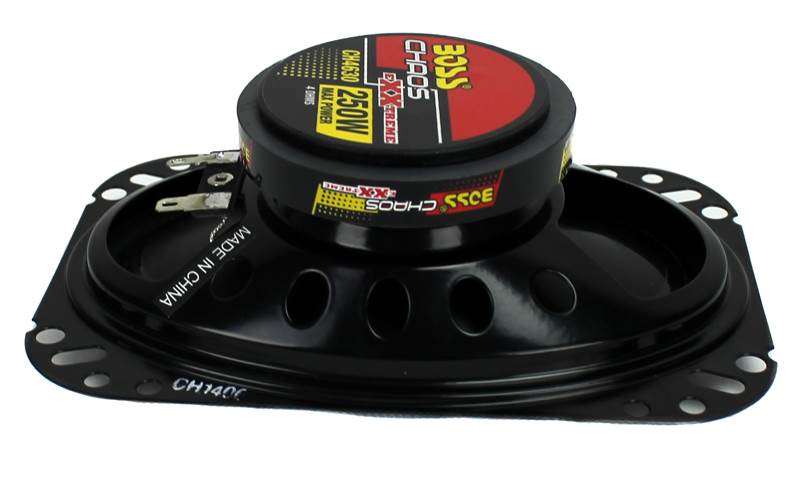 2 BOSS CH4630 4"x 6" 250W 3-Way Car Audio Coaxial Speakers Stereo Red 4 Ohm