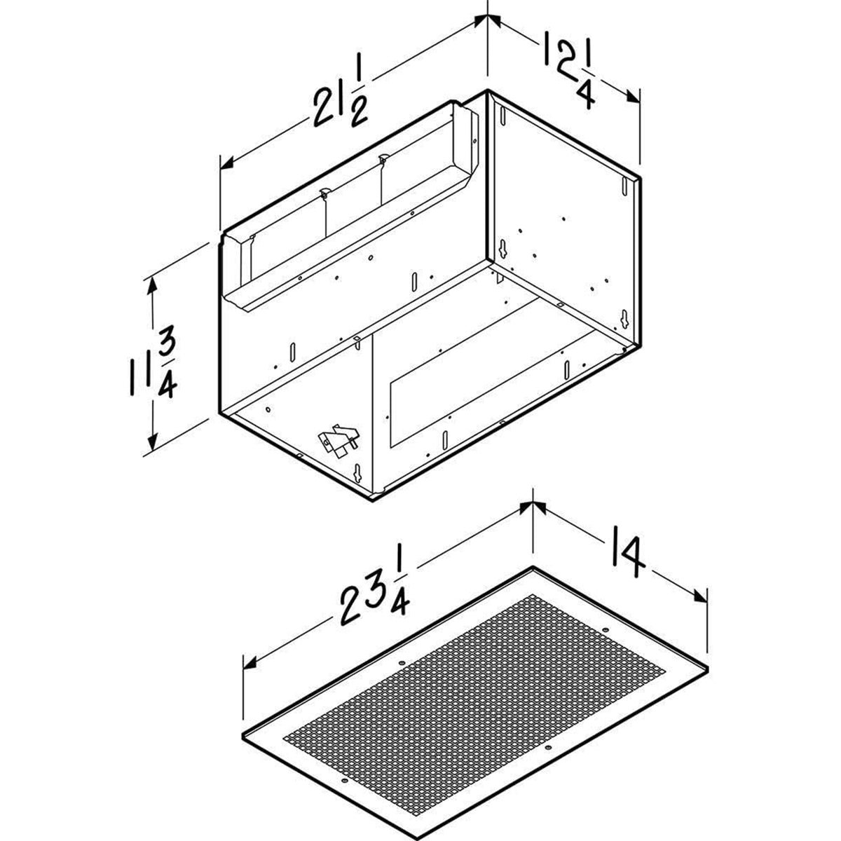Broan-Nutone High Capacity Commercial Exhaust Fan, 434 CFM, 2.3 Sones, White