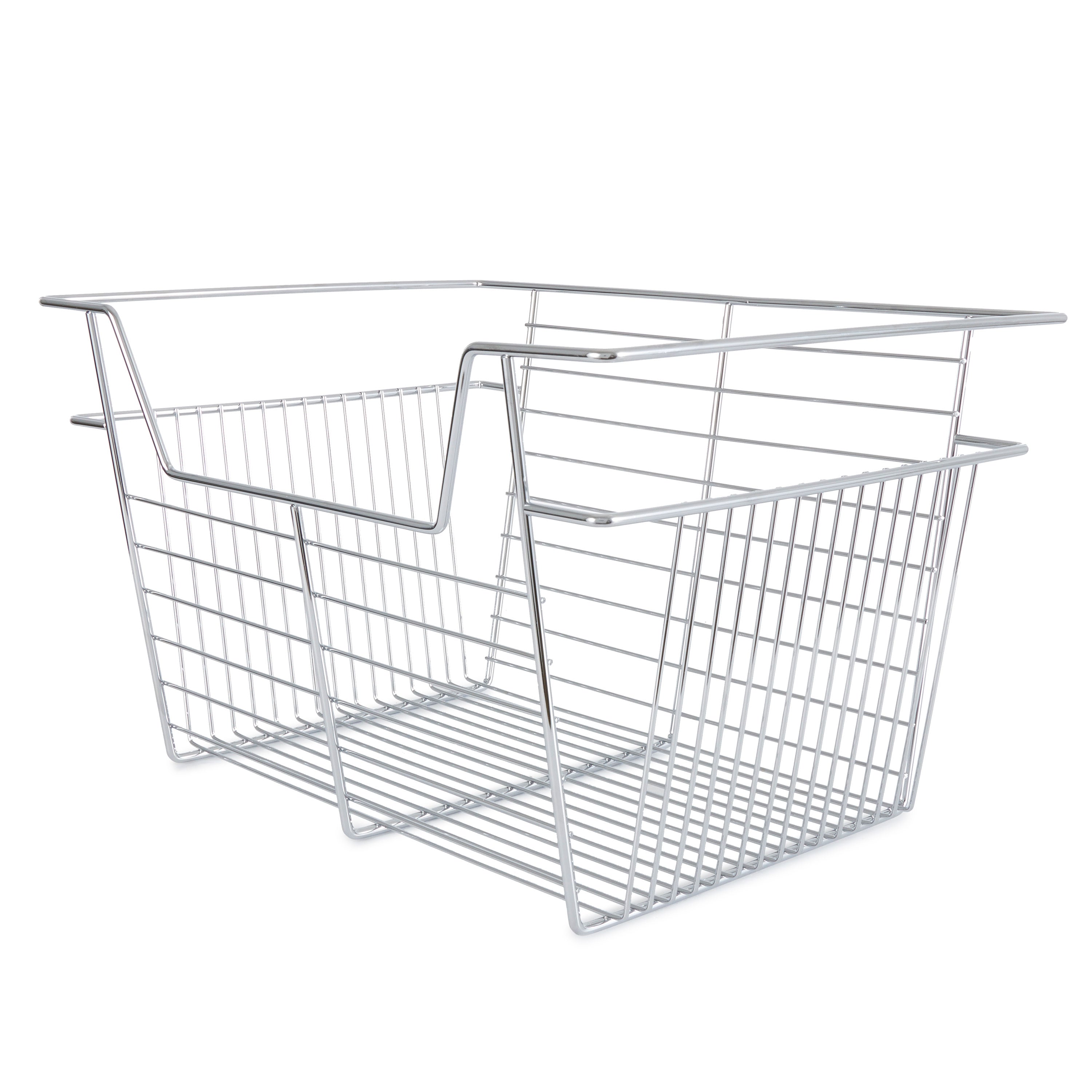 Rev-A-Shelf Sidelines CBSL-181410CR-3 18" Chrome Pullout Closet Basket (3 Pack) - VMInnovations