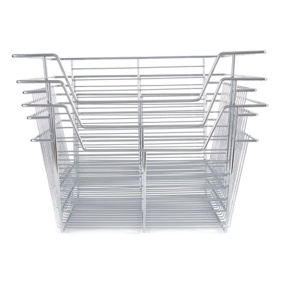 Rev-A-Shelf Sidelines CBSL-181410CR-3 18" Chrome Pullout Closet Storage Basket