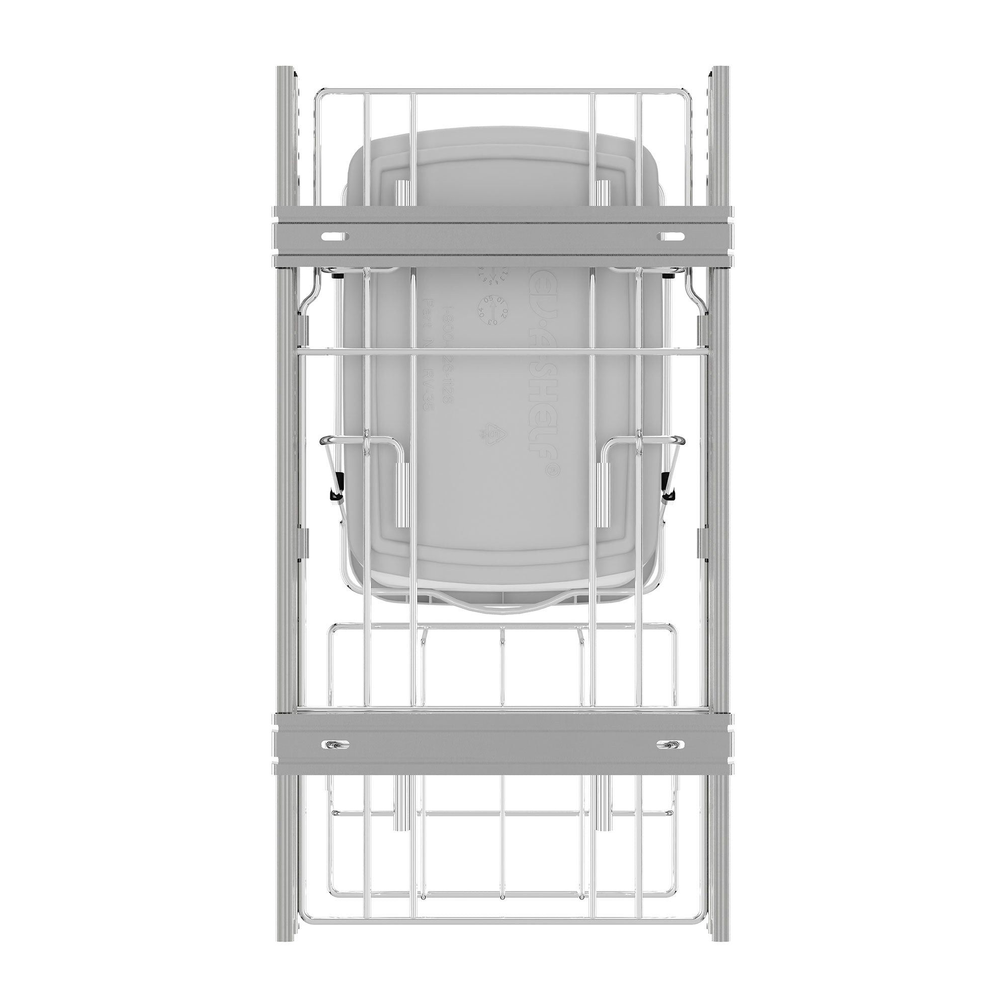Rev-A-Shelf Single 35 Quart Pull Out Waste Container for Kitchens (Open Box)