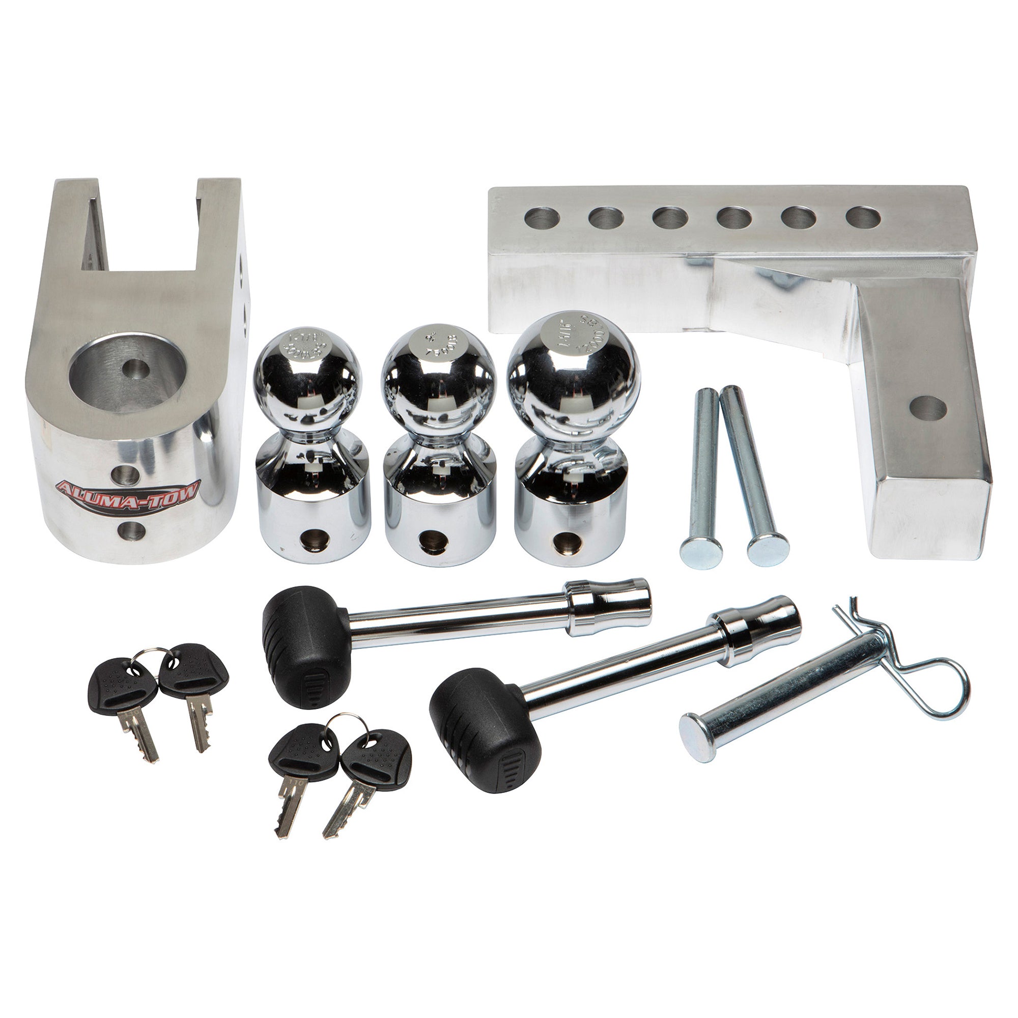 Uriah AlumaTow Adjustable Aluminum Trailer Hitch 6" Drop (Refurbished) - VMInnovations