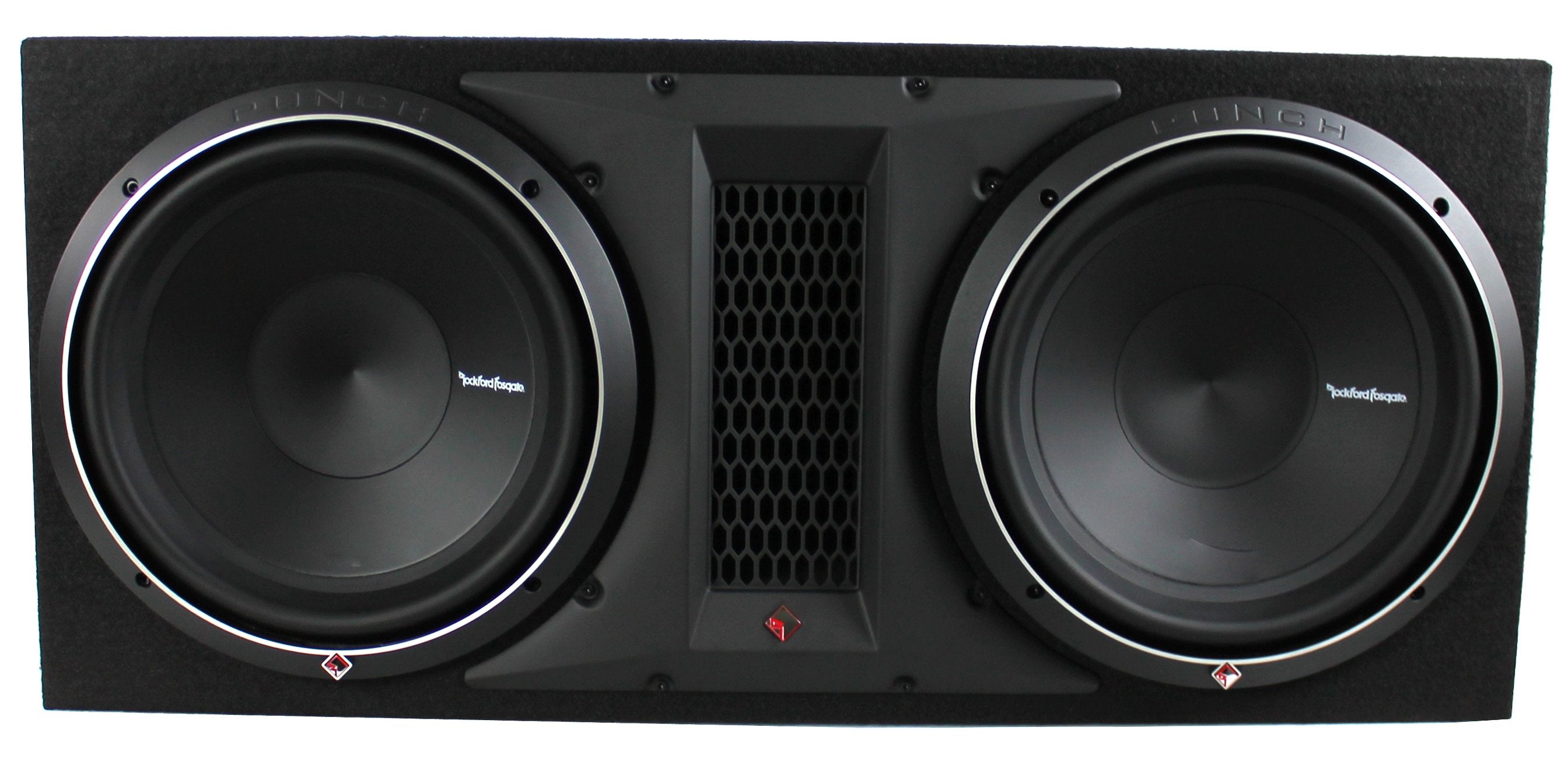 Rockford Fosgate 12 Inch 2400 Watt Dual Loaded Subwoofer Sub Enclosure (4 Pack)