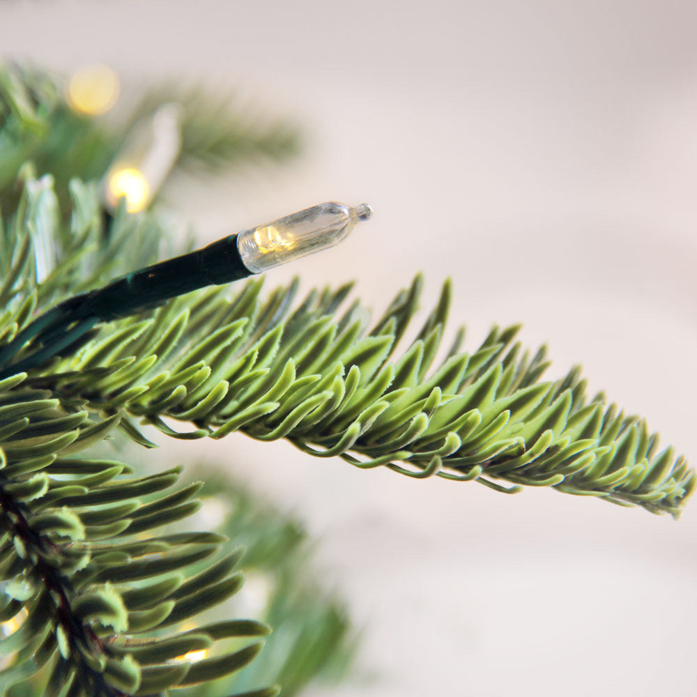 Easy Treezy Natural Pine 6 Ft Pre Lit Holiday Garland w/ White Lights (Open Box) - VMInnovations