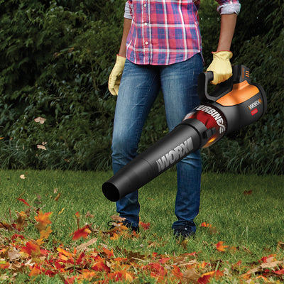Worx 56V 2 Speed Turbine  Cordless Leaf Blower w/ Battery (For Parts) (2 Pack)
