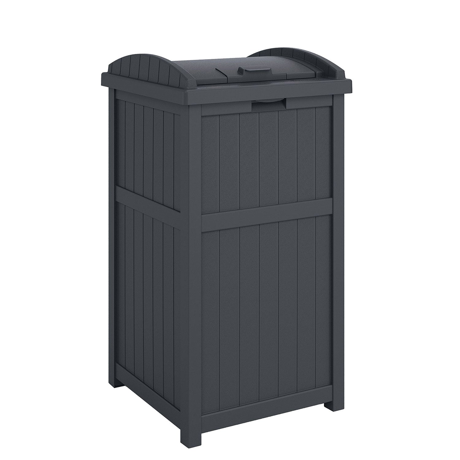 Suncast GH1732C Trashcan Hideaway Outdoor 33 Gallon Garbage Waste Bin,Cyberspace (For Parts)