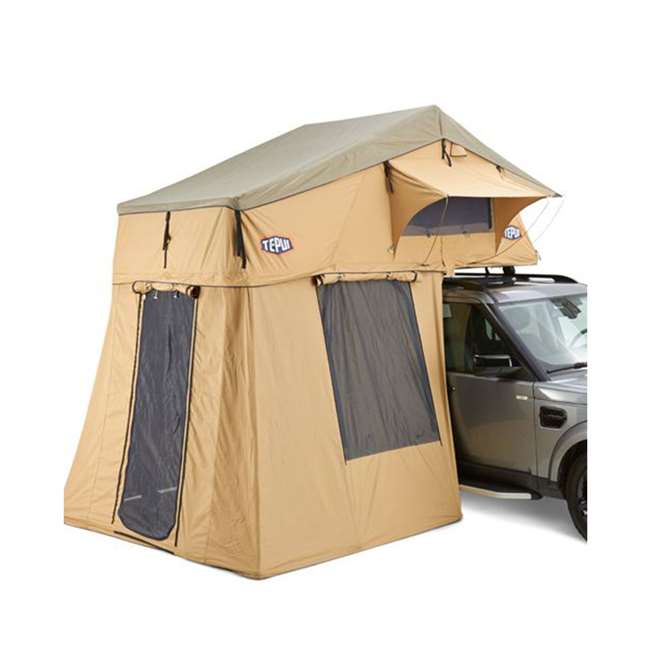 Tepui Tents Explorer Series Autana XL 4 Person Car Camp Rooftop Tent, Sky Tan