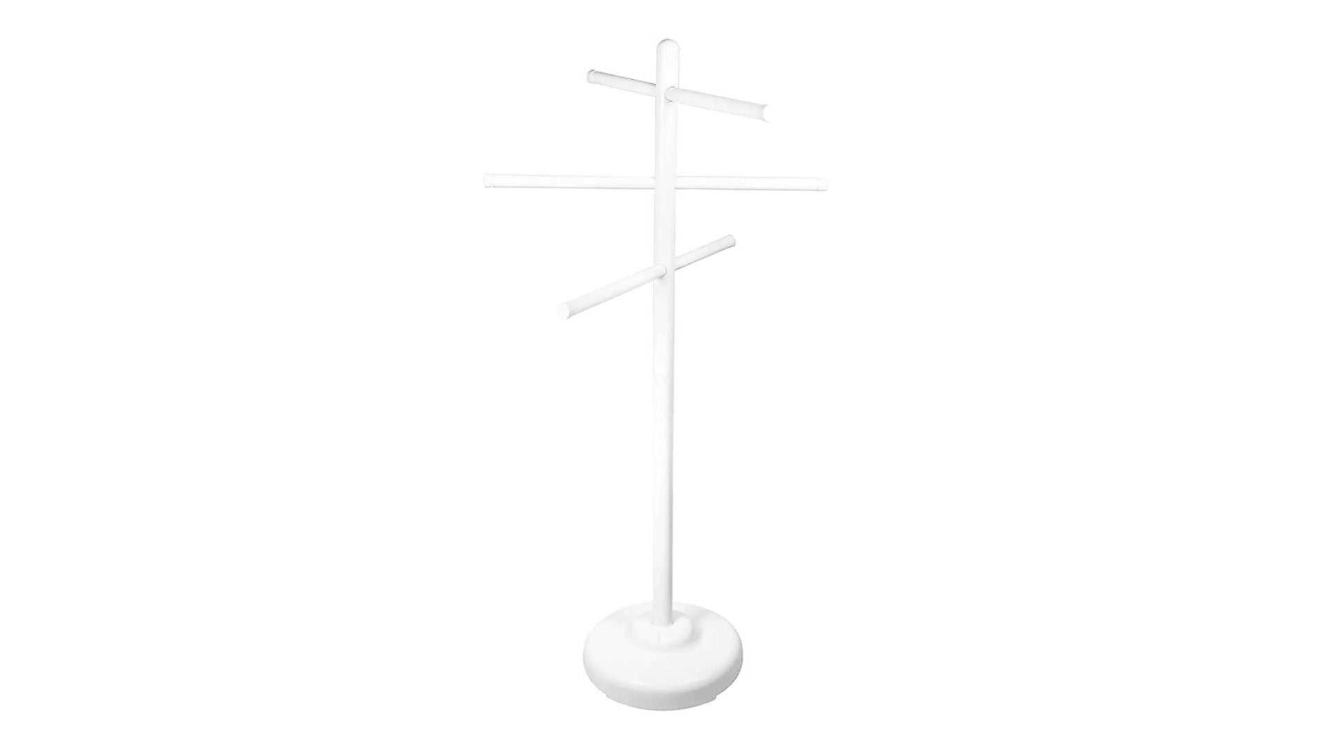 Hydrotools 89032 Indoor Outdoor Swimming Pool Spa Weighted Poolside Towel Rack