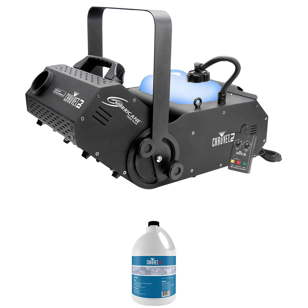 Chauvet H1800 FLEX Fog Machine w/Timer Remote & 1 Gallon of Fog Fluid - VMInnovations
