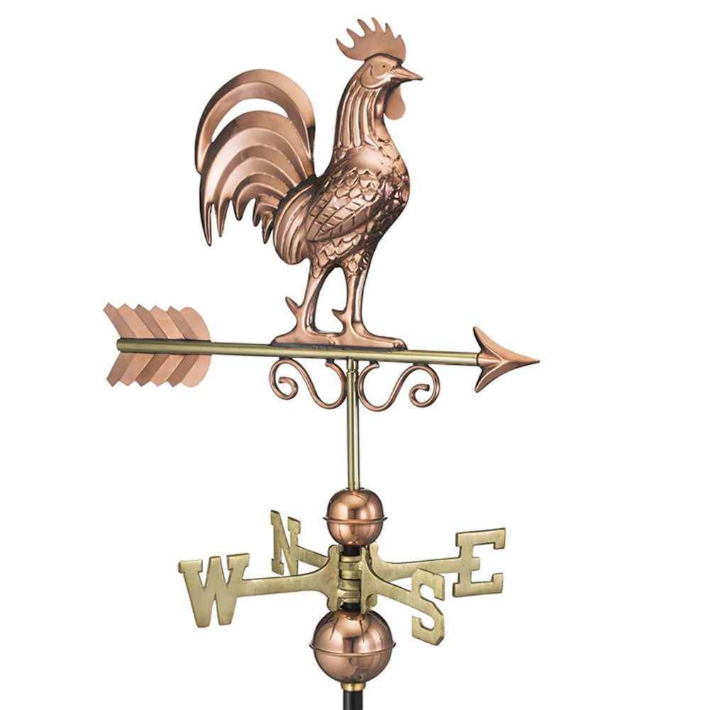 Good Directions 22 Gauge Pure Copper Bantam Rooster Weathervane (Open Box)