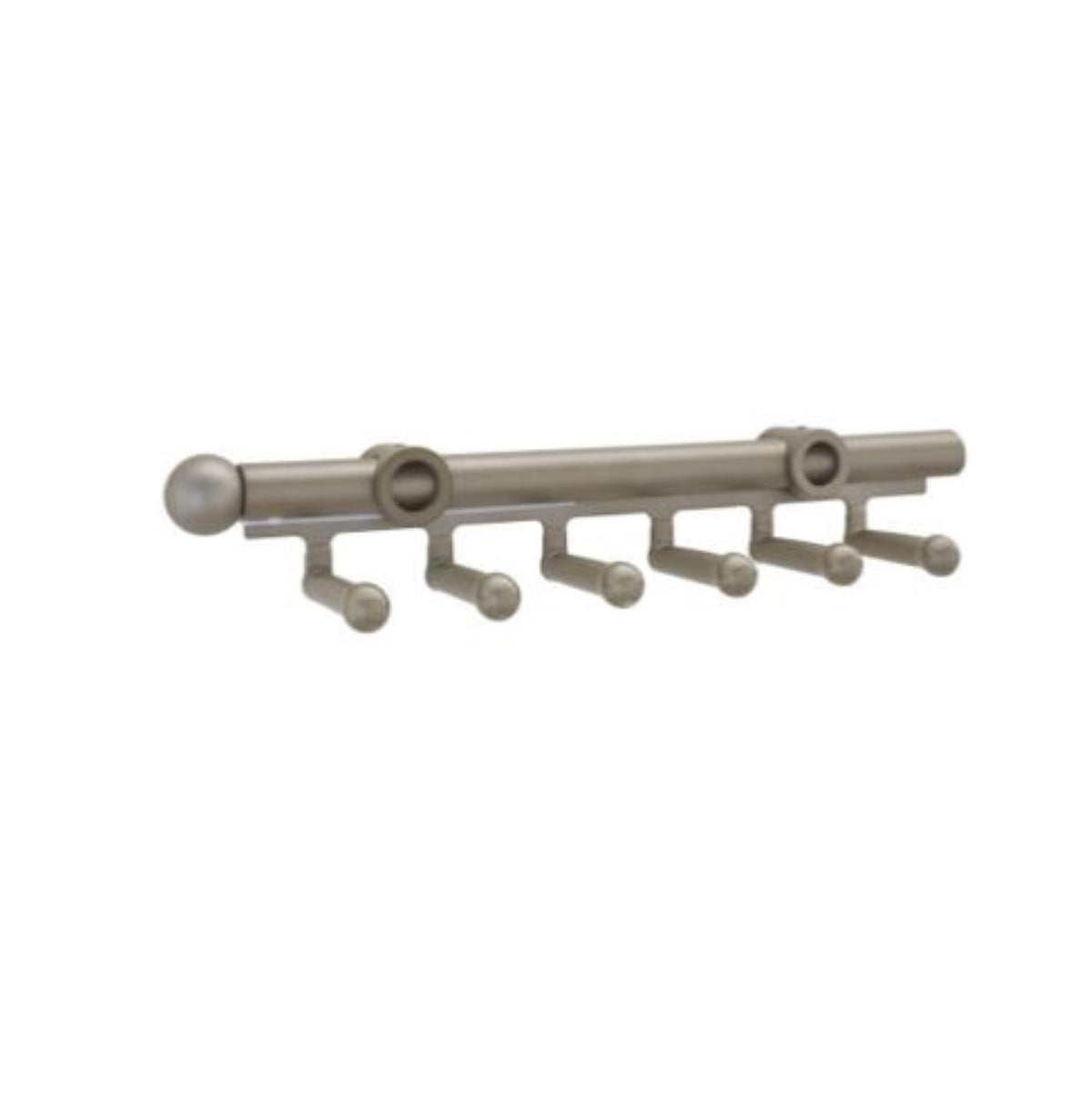 Rev-A-Shelf CBSR-14-SN 14 Inch Belt and Scarf Closet Organizer, Satin Nickel