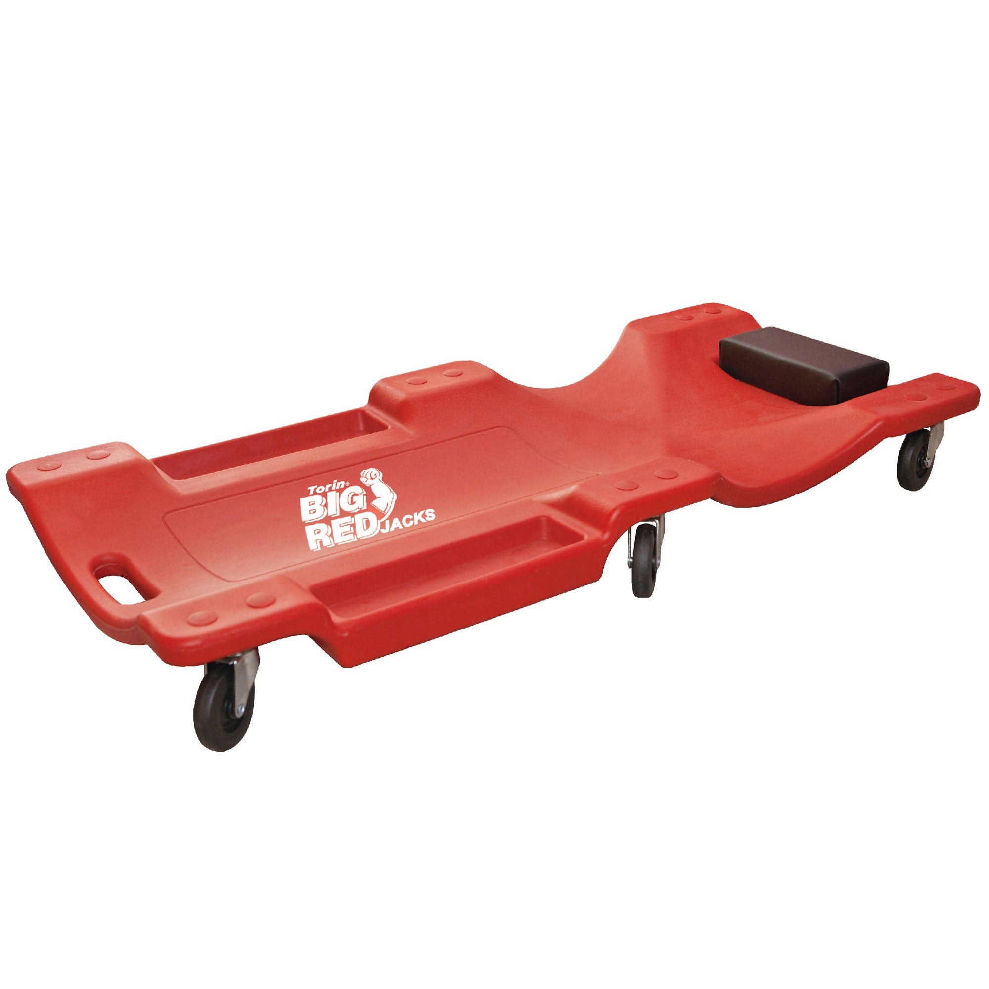 Torin Big Red 40 Inch Creeper Garage Plastic Rolling Car Repair Mechanic Cart