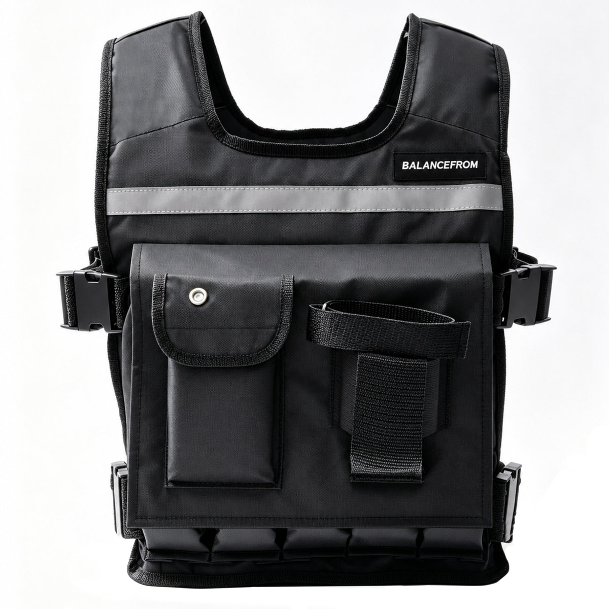 BalanceFrom 50 lb Weighted Training Vest with Quick Release and Breathable Mesh