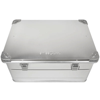 Swiss Link Custom Industrial Aluminum Storage Box for Tools, Silver, Medium
