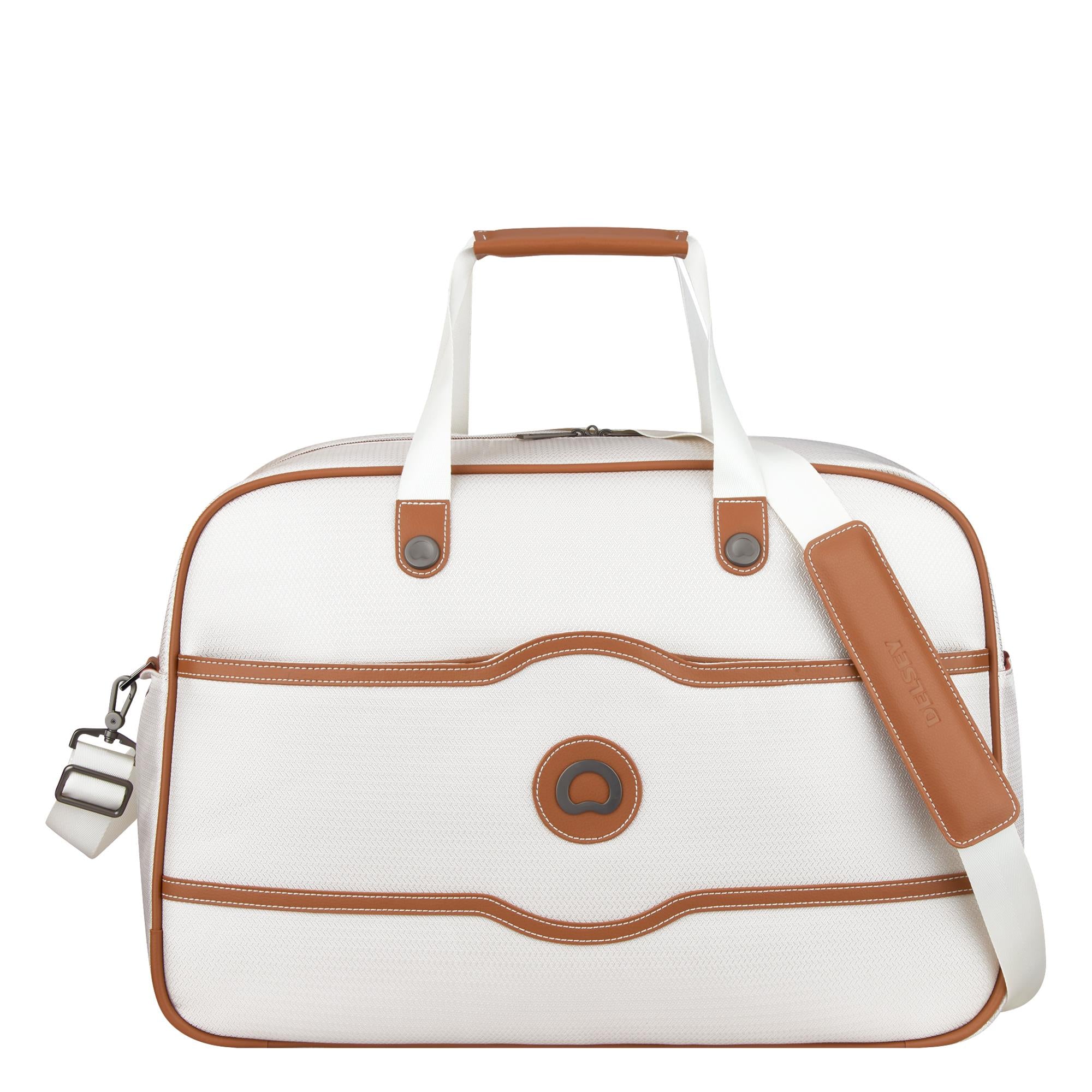 DELSEY Paris Chatelet Soft Air Carry-On Weekender Duffel Bag, Brown (Open Box)